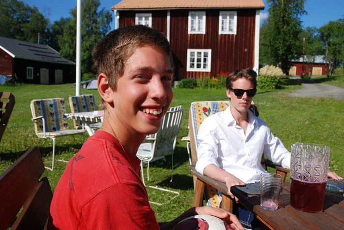 Tore och David - Bilden tagen av Lisa J