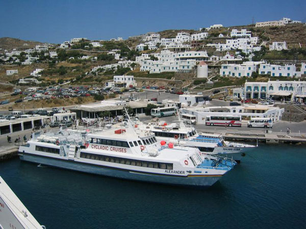 Hamnen p� Mykonos