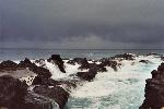Ov�der in mot Teneriffas norra kust
